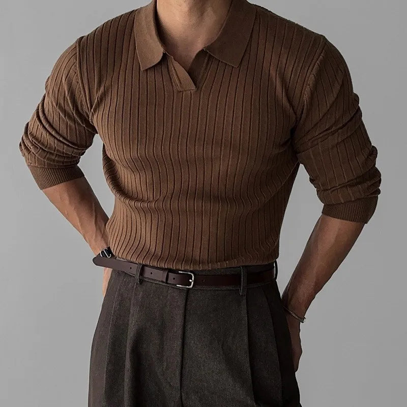 Auren Long-Sleeve Polo