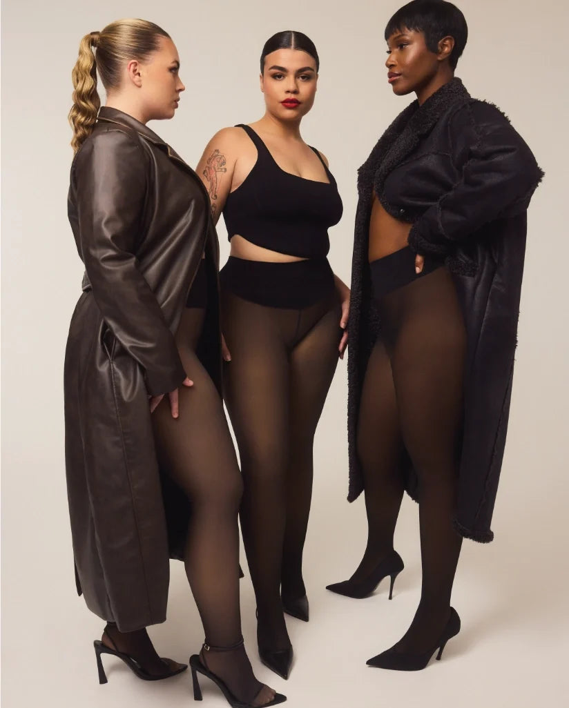 Three women wearing ThermaSculpt tights